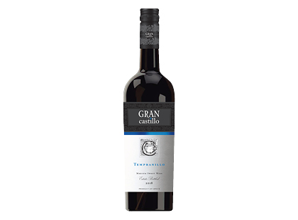 Raudonasis pusiau saldus vynas GRAN CASTILLO TEMPRANILLO su SKVN