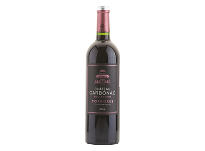 Raudonasis sausas vynas CHATEAU CARBONAC CORBIERES su SGN