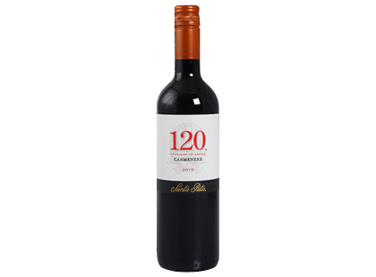 Raudonasis sausas vynas SANTA RITA 120 CARMENERE