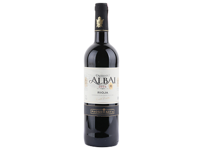 Raudonasis sausas vynas CASTILO DE ALBAI TEMPRANILLO su SKVN