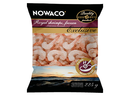 Šaldytos karališkosios krevetės NOWACO EXCLUSIVE be kiautų