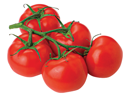 Pomidorai su šakelėmis