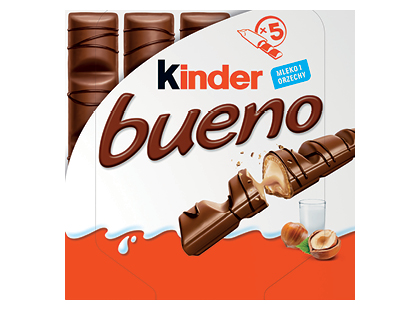 Vafliniai batonėliai su šokoladu KINDER BUENO