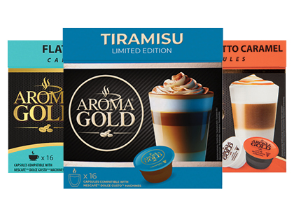 Kavos kapsulės AROMA GOLD*