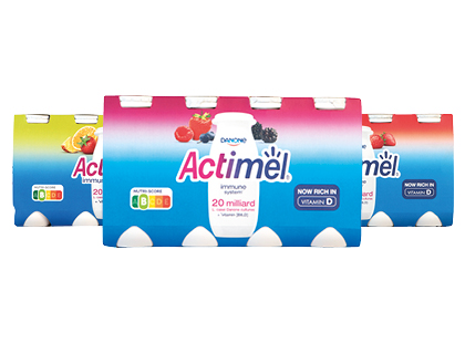 Fermentuotas jogurto gėrimas ACTIMEL*, 3 rūšių, 1,5 % rieb.