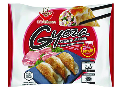 Šaldytas užkandis GYOZA su kiauliena ir daržovėmis AUTHENTIC*