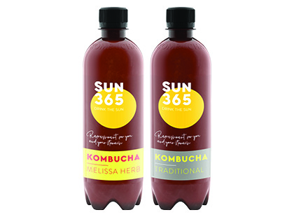 Ekologiškas gazuotas gaivusis arbatos gėrimas SUN365 KOMBUCHA**