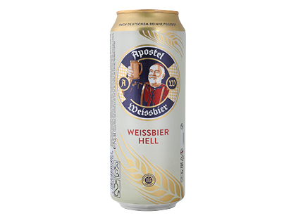 Kvietinis alus APOSTEL WEISSBIER HELL