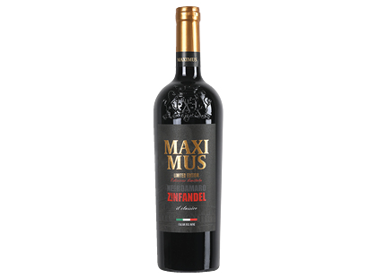 Raudonasis pusiau sausas vynas MAXIMUS NEGROAMARO ZINFANDEL