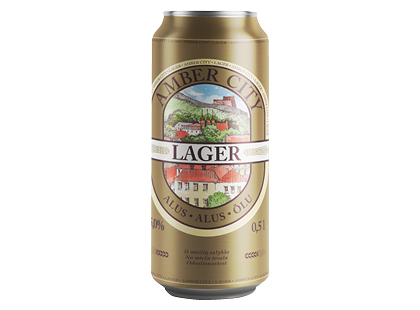 Šviesusis alus AMBER CITY LAGER