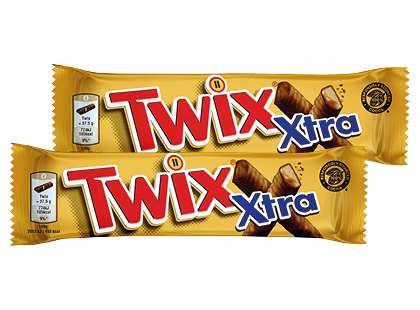 Šokoladinis batonėlis TWIX XTRA*