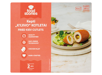 Šaldyti kepti KYJIVO kotletai FOOD STORIES*