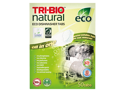 Indaplovių tabletės TRI-BIO NATURAL*