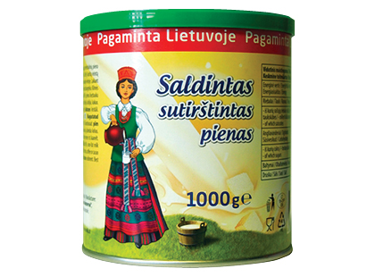 Saldintas sutirštintas pienas LIETUVAITĖ*