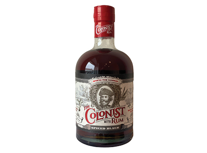 Spiritinis gėrimas su romu THE COLONIST SPICED BLACK