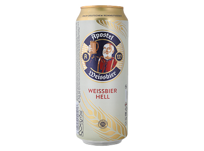 Kvietinis alus APOSTEL WEISSBIER HELL