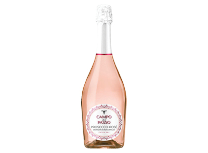 Putojantis rausvasis sausas vynas CAMPO PROSECCO ROSE