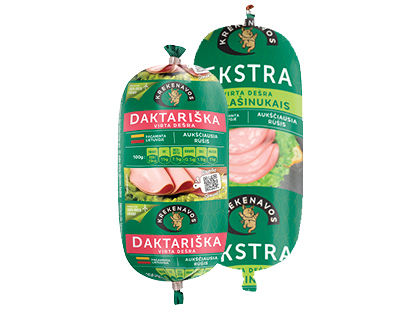 Virta KREKENAVOS DAKTARIŠKA; EKSTRA dešra*, 2 rūšių