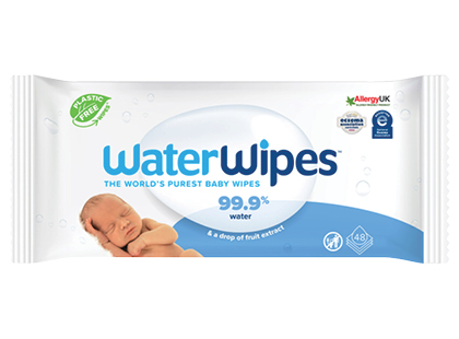 Drėgnosios kūdikių servetėlės WATERWIPES*