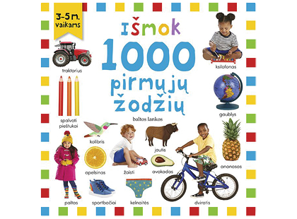 Knyga IŠMOK 1000 PIRMŲJŲ ŽODŽIŲ*