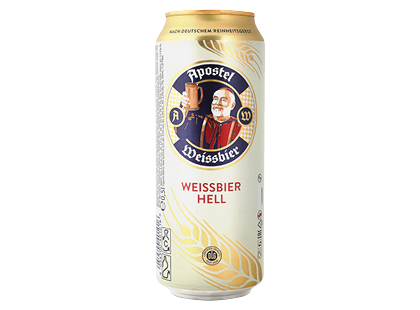 Kvietinis alus APOSTEL WEISSBIER HELL