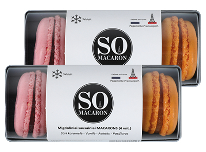 Migdoliniai sausainiai SO MACARON