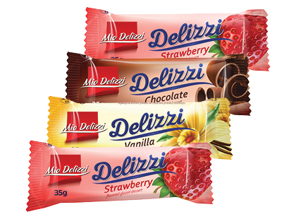 Glaistytas desertas MIO DELIZZI*, 3 rūšių, 28,6–30 % rieb.