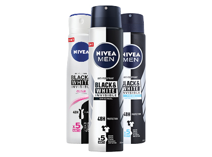 Moteriškas; vyriškas purškiamasis antiperspirantas NIVEA*