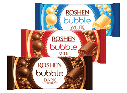 Akytasis šokoladas ROSHEN BUBBLE*