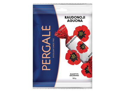 PERGALĖS saldainiai RAUDONOJI AGUONA*