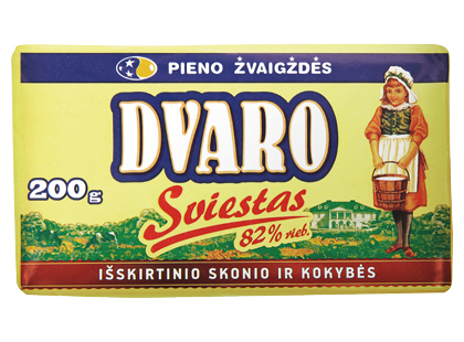 Saldžios grietinėlės DVARO sviestas*