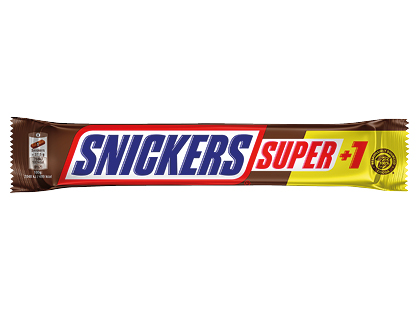 Šokoladinis batonėlis SNICKERS SUPER +1*