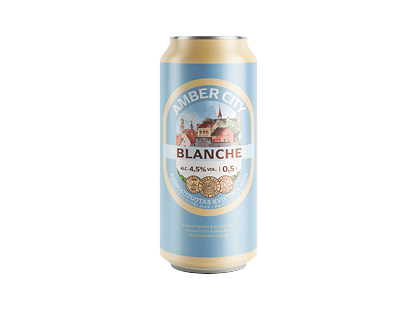 Kvietinis alus AMBER CITY BLANCHE