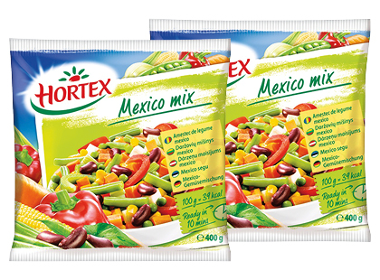 Šaldytas meksikietiškas daržovių mišinys HORTEX MEXICO MIX*