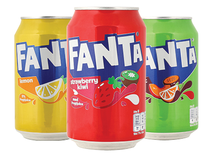 Gazuotas gaivusis gėrimas FANTA*