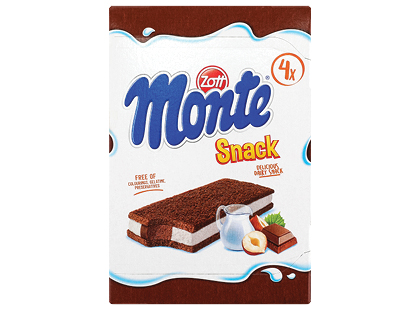 Biskvitinis batonėlis ZOTT MONTE*, 33,4 % rieb.