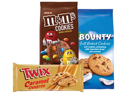 Sausainiai M&M’S; BOUNTY; TWIX*