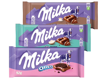 Pieninis šokoladas MILKA*