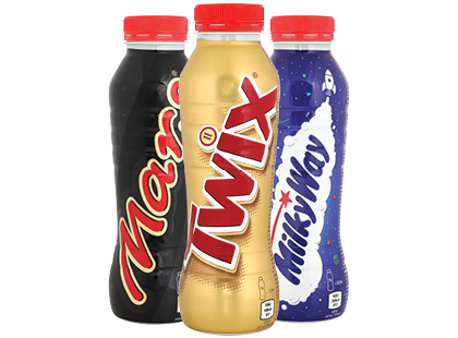 Pieno gėrimas TWIX; MARS; MILKY WAY*, 3 rūšių