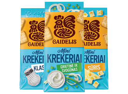 Krekeriai GAIDELIS MINI*