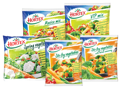 Šaldytoms daržovėms ir jų mišiniams HORTEX*