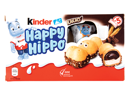 Vafliukai KINDER HAPPY HIPPO*