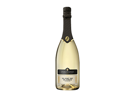 Putojantis baltasis sausas vynas PIROVANO BLANC DE BLANCS