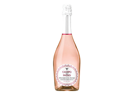 Putojantis rausvasis sausas vynas CAMPO PROSECCO ROSE