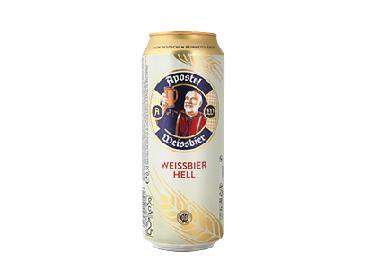 Kvietinis alus APOSTEL WEISSBIER HELL