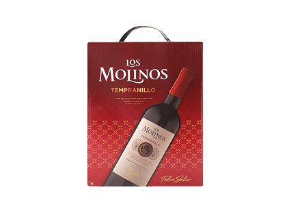 Raudonasis sausas vynas LOS MOLINOS TEMPRANILLO