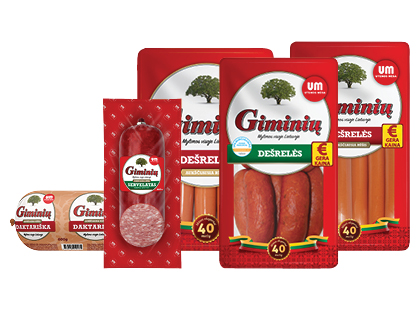 UTENOS MĖSOS GIMINIŲ linijai*