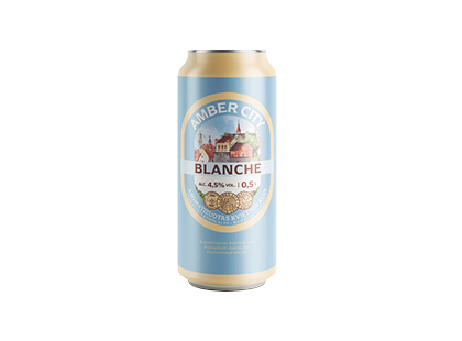 Kvietinis alus AMBER CITY BLANCHE