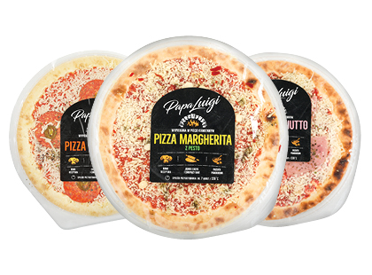 Pica MARGARITA; PEPPERONI; PROSCIUTTO*