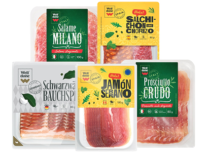 Ispaniškiems, itališkiems ir vokiškiems mėsos gaminiams WELL DONE*
